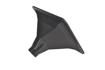 Plastic Horn Flare 238 x 196 x 147.5mm Threaded for PA Speakers by Lyonforge